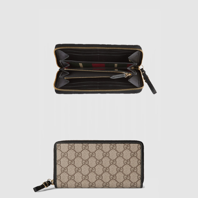 구찌 GG 엠블럼 지퍼 장지갑 819122