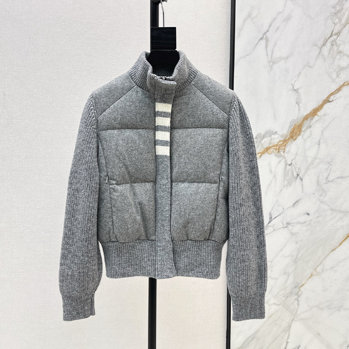 톰브라운 가을/겨울 캐주얼 재킷 스타일 스탠드 칼라 다운 코트