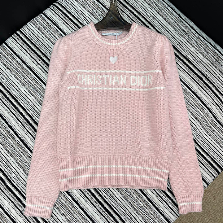 디올 스타일리시한 룩 니트 스웨터