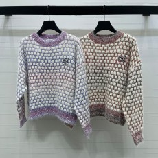 로에베 그라데이션 크루넥 풀오버 스웨터