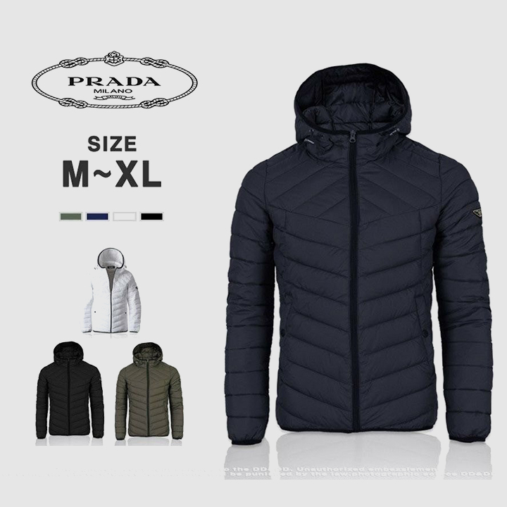 프라다 PRD 윈드 후드 경량 패딩