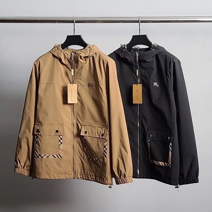 버버리 BBR 포켓체크 윈드 바람막이 자켓 (수입상품)