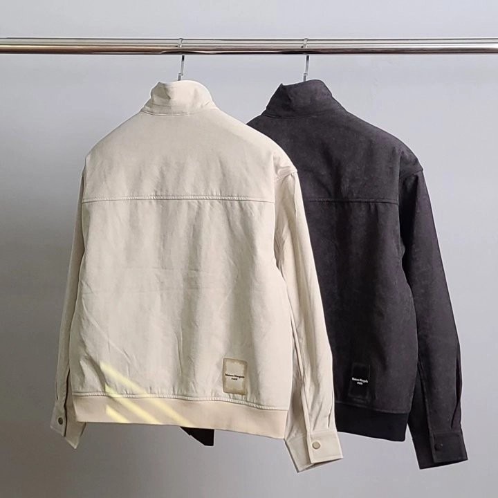 메종마르지엘라 MG 로고패치 포켓 자켓  (수입상품)