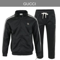 구찌 GC 스트라이프 스틸로고 집업 셋업