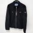 프라다 로고 스웨이드 봄버 자켓