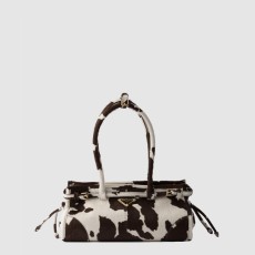 프라다 보니 미디움 프린티드 레더 핸드백 1BA426