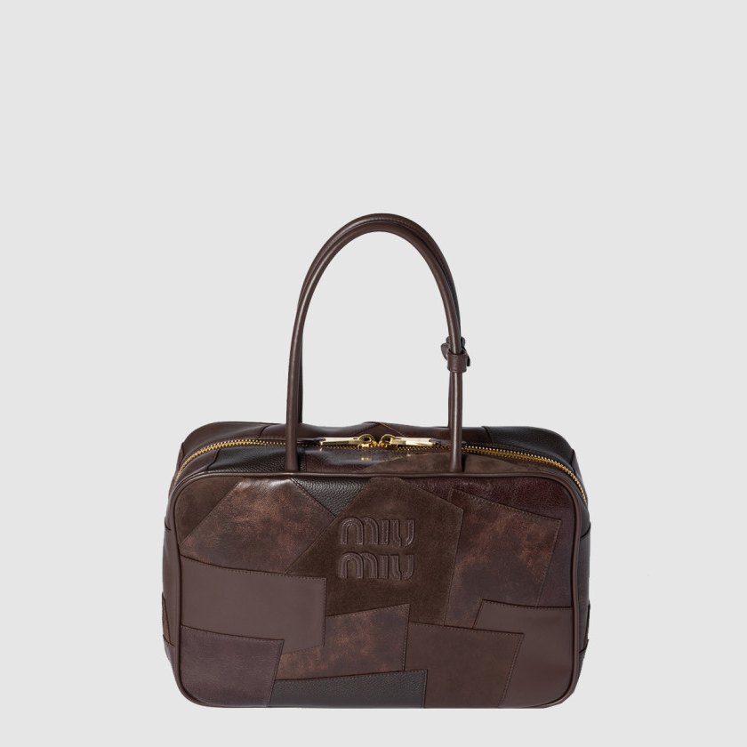 미우미우 가죽 패치워크 보백 5BB117