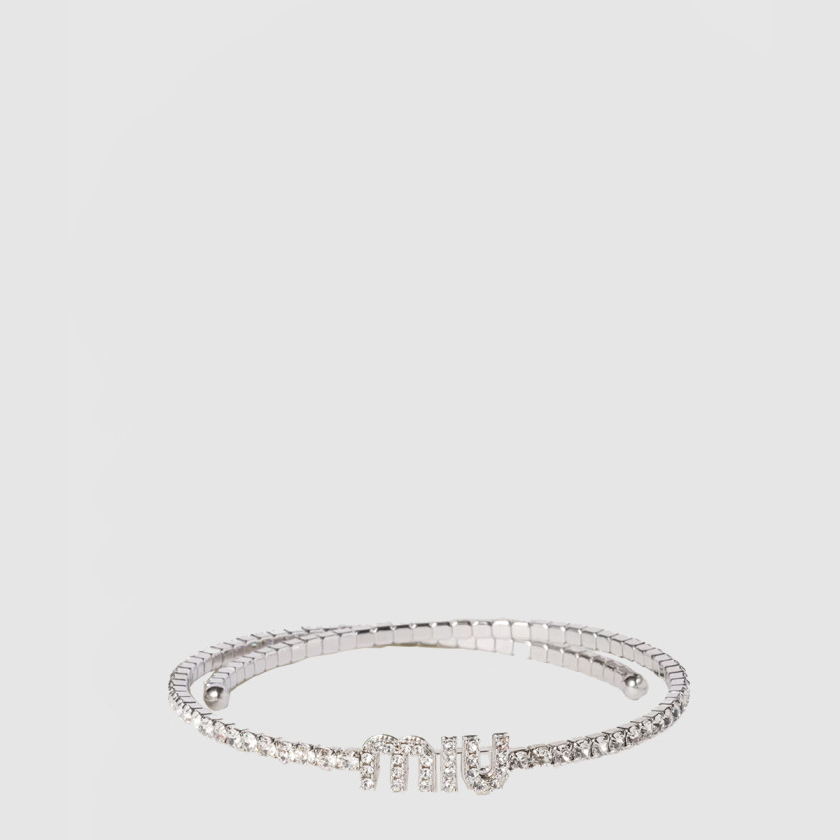 미우미우 크리스탈 초커 네크리스 5JC871