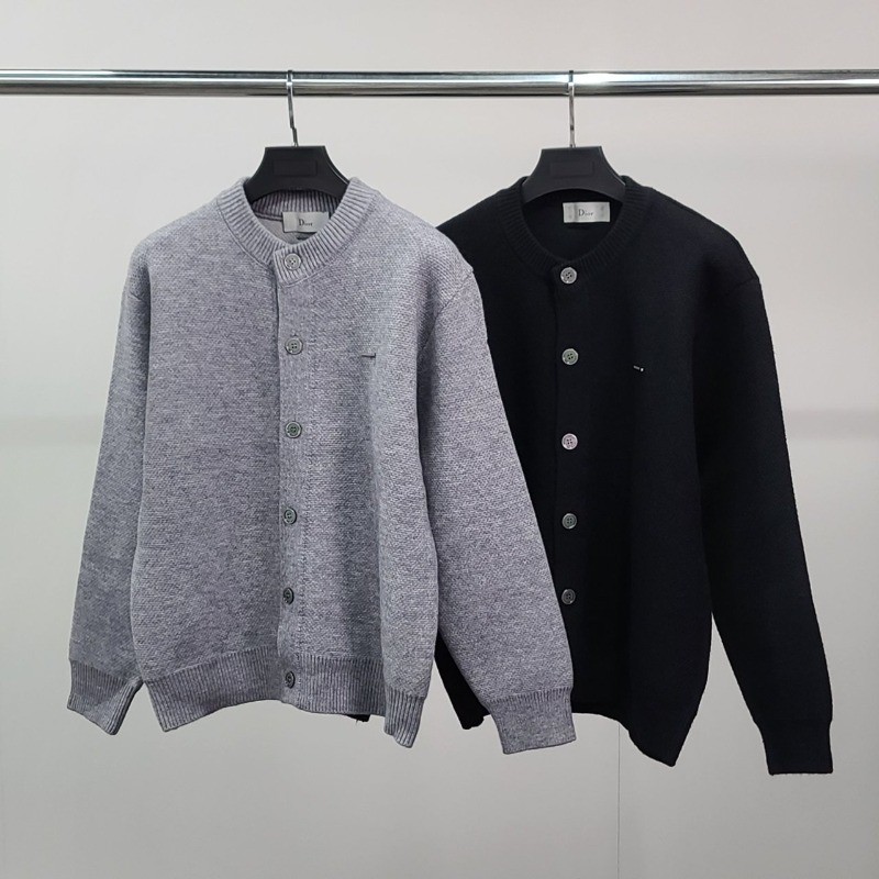 디올 DR 스틸패치 울 가디건