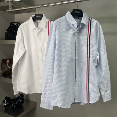 톰브라운 TB 스트라이프 사선 셔츠