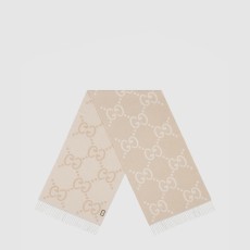 구찌 GG 캐시미어 라메 자카드 스카프 764635