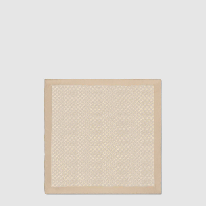 구찌 프린트 실크 까레 812251