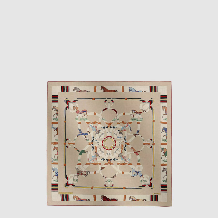 에르메스 Eperon d Or et Tenues de Jour 숄 140