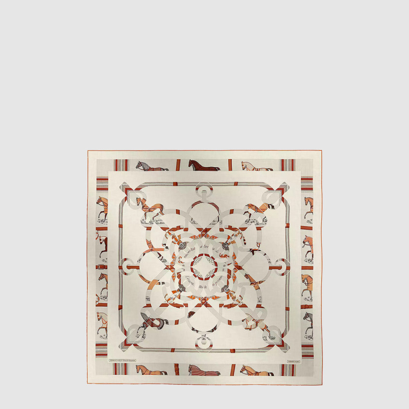 에르메스 Eperon d Or et Tenues de Jour 숄 140