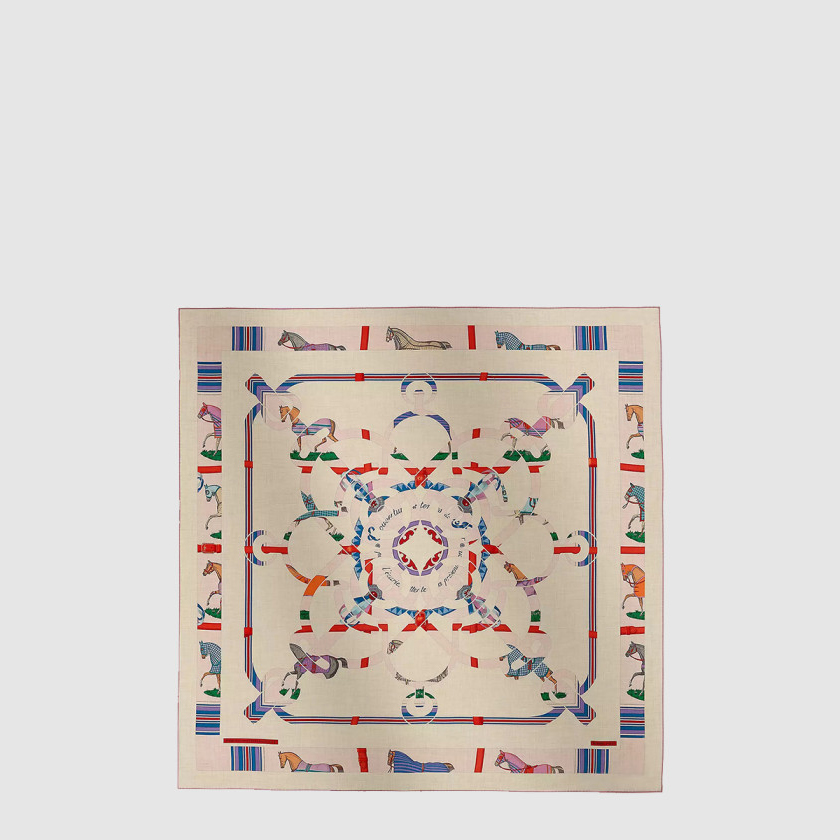 에르메스 Eperon d Or et Tenues de Jour 숄 140