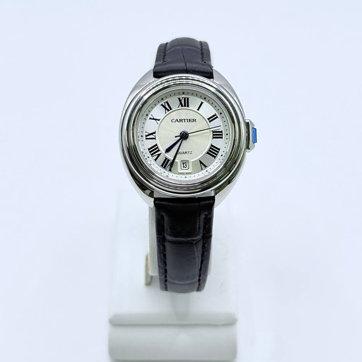 까르띠에 끌레 드 워치 (화이트 블루) CS62