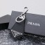 프라다 사피아노 삼각로고 키링 블랙 PDA03