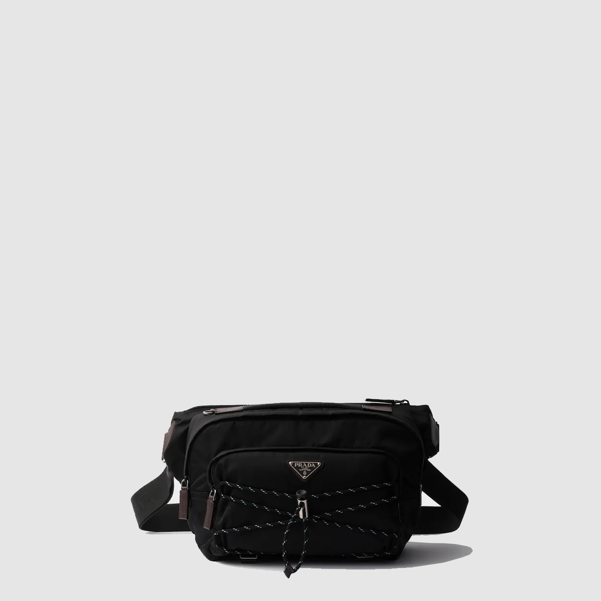 프라다 스피드록 리나일론 및 가죽 숄더백 2VH201