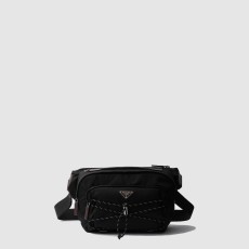 프라다 스피드록 리나일론 및 가죽 숄더백 2VH201