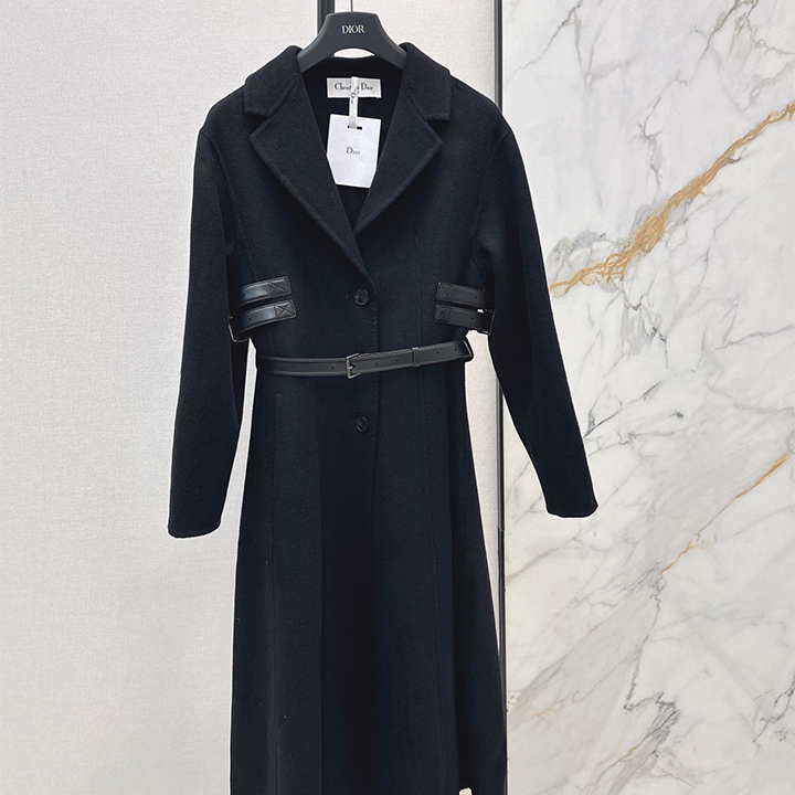 디올 가을/겨울 신상 양면 울 롱 코트