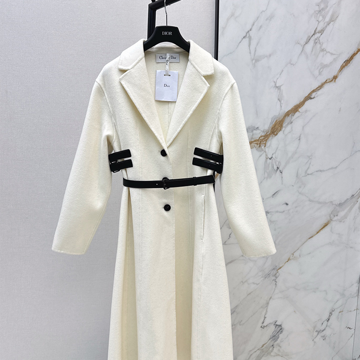 디올 가을/겨울 신상 양면 울 롱 코트