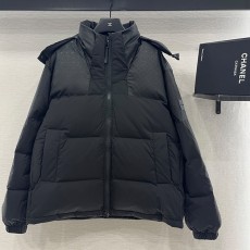 루이비통 탈부착 가능한 후드 자카드 다운 재킷