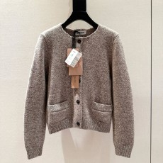 미우미우 플로럴 울 니트 카디건