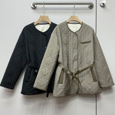 로로피아나 클래식 다이아몬드 퀼팅 코튼 재킷