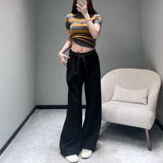 로에베 2025 레디투웨어 컬렉션 와이드 레그 수트 팬츠