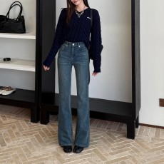 디올 25인치 레그 렝스닝 시리즈 청바지