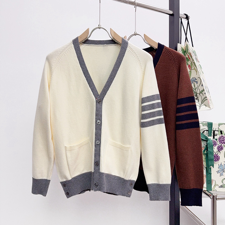 톰브라운 25 공식 가을/겨울 신상품 카디건 스웨터