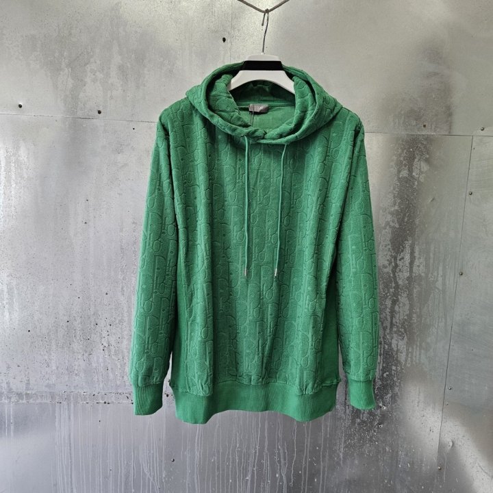 디올 오블리크 후드 스웨이트셔츠