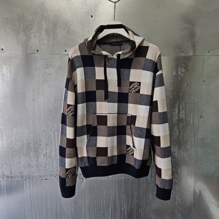 루이비통 다미에 캐시미어 울 후드