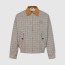 25 SS 미우미우 체크 더블 위브 자켓