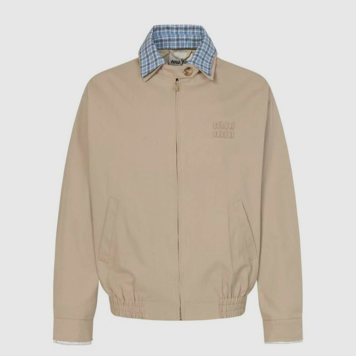 25 SS 미우미우 치노 블루종 자켓