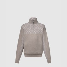 루이비통 리브드 울 하프 지퍼 풀오버