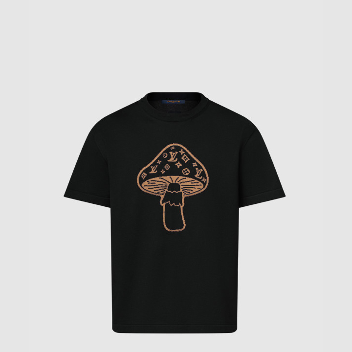 루이비통 쇼트 슬리브드 인따르시아 크루넥