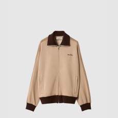 미우미우 저지 지퍼 스웨트셔츠