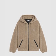 셀린* 후드 재킷 울 코튼 플리스