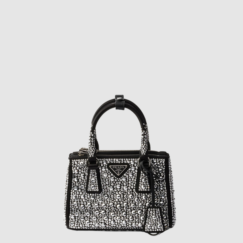 프라다 갤러리아 사틴 마이크로 백 1BA907