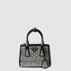 프라다 갤러리아 사틴 마이크로 백 1BA907