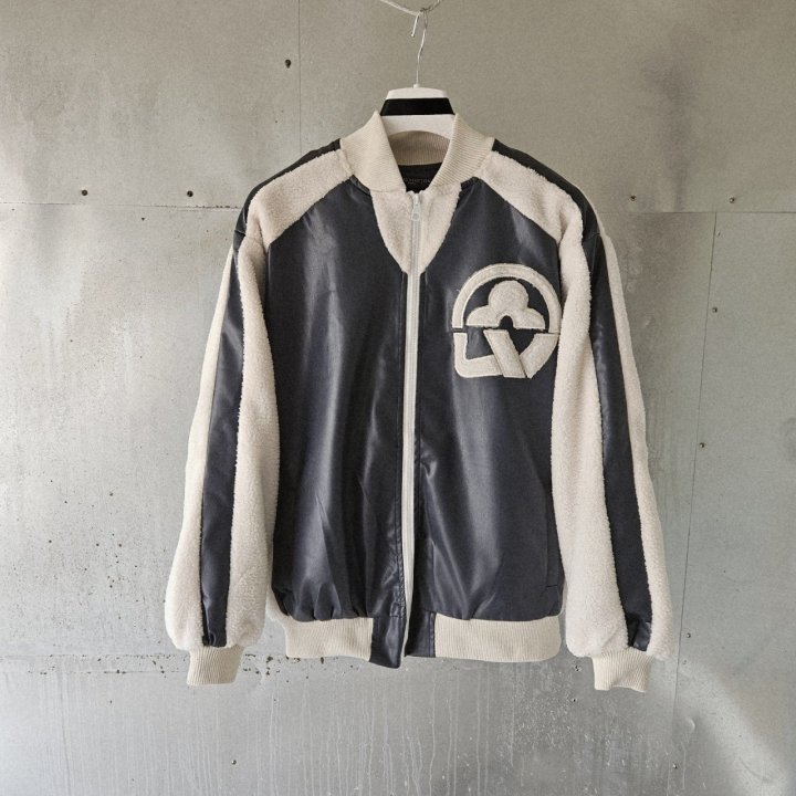 루이비통 플라워 믹스 레더 테디 바시티 자켓