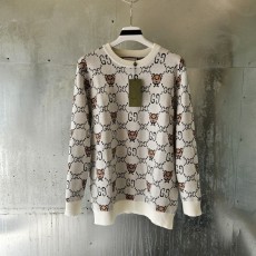 구찌 자가드 테디베어 스웨터