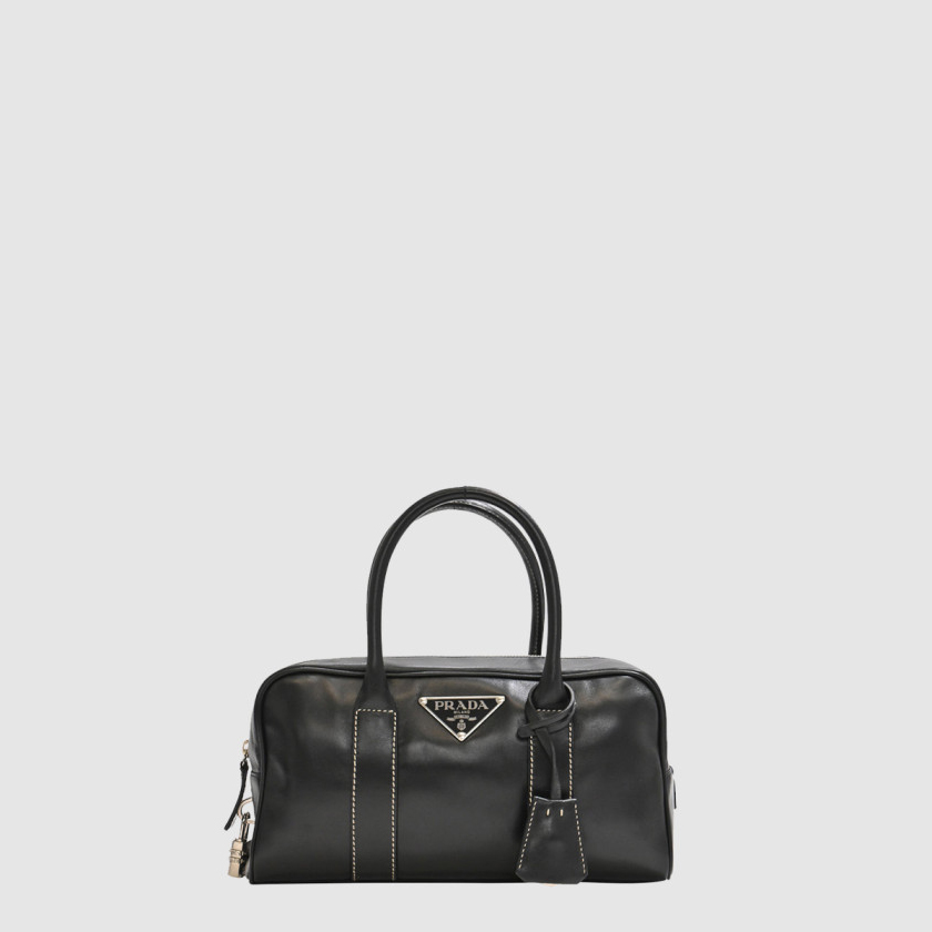 프라다 엔티크 가죽 탑핸들백 1BA846