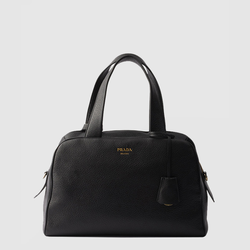 프라다 레더 탑 핸들 백 1BB148
