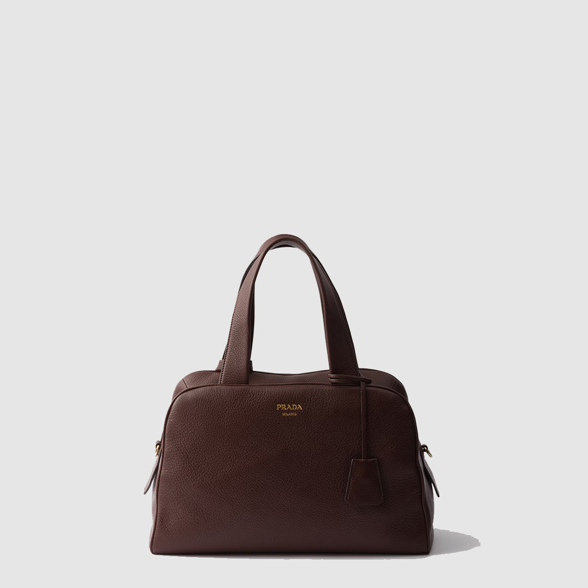 프라다 라지 가죽 탑 핸들 백 1BB148