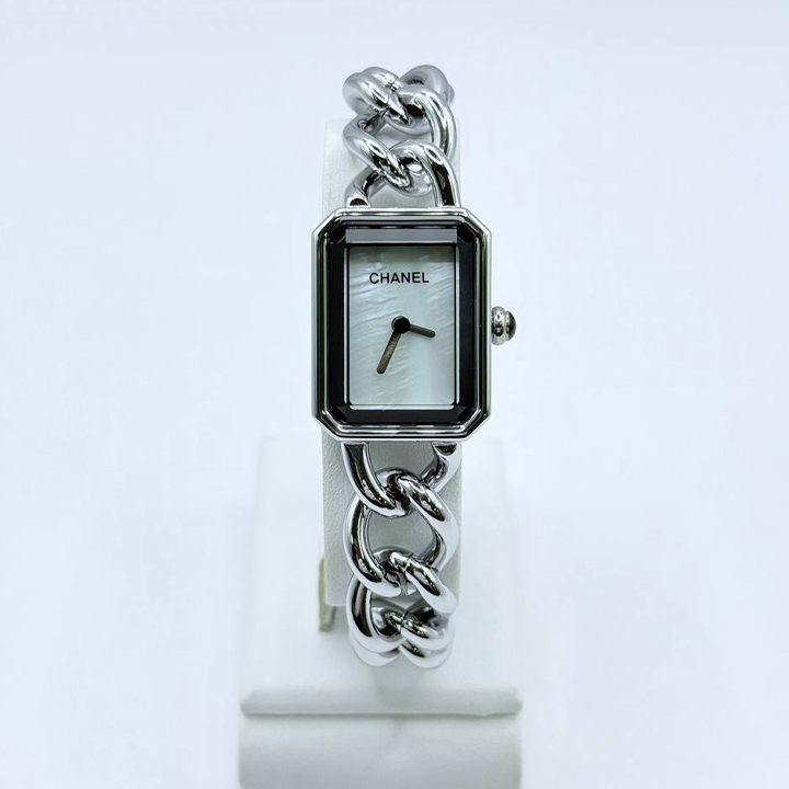 샤넬 프리미에르 스틸 시계 구르메트 체인 워치 CH20