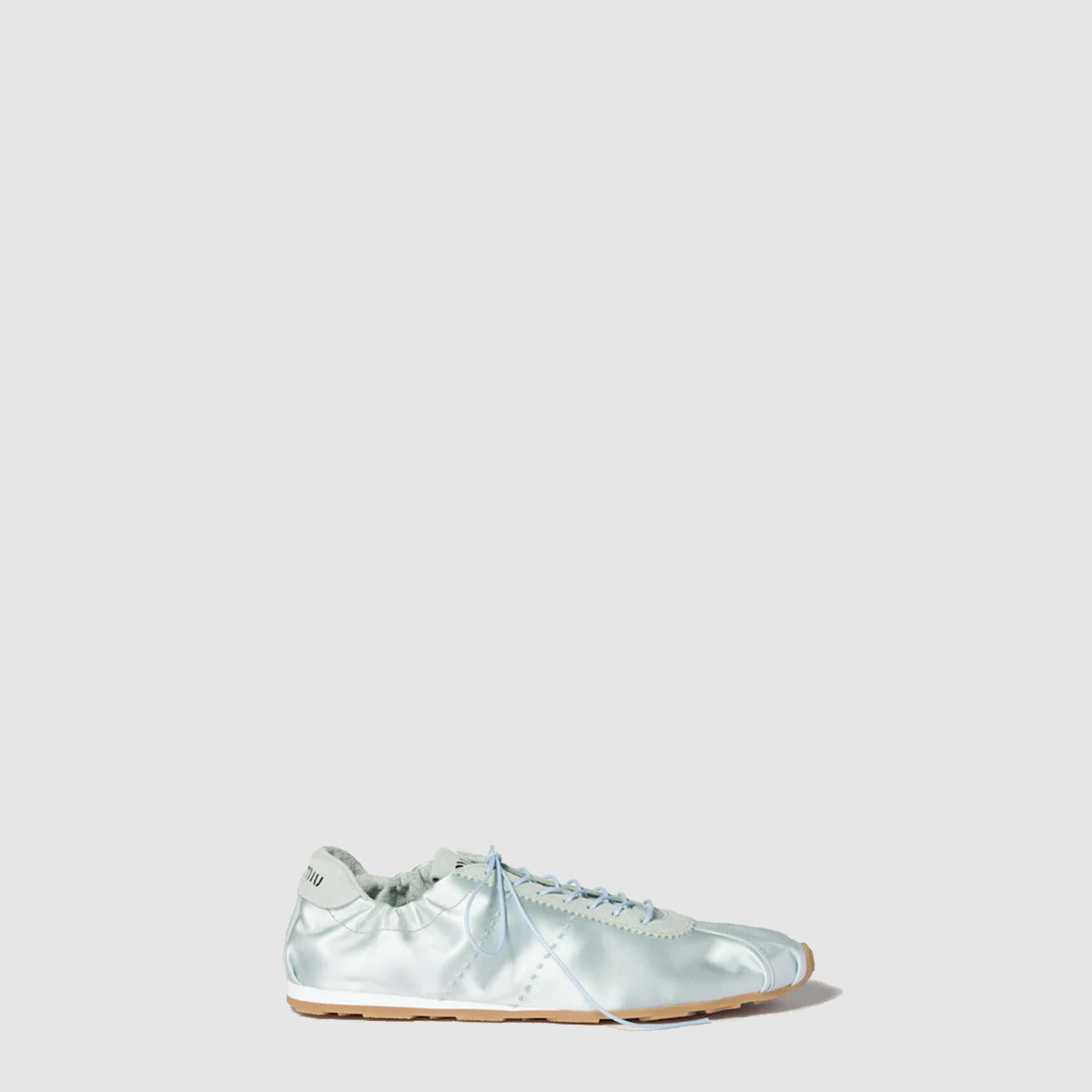 미우미우 플룸 새틴 스니커즈 5E570E