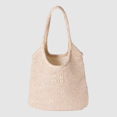 미우미우 아이비 스팽글 메쉬 클러치 5BG231