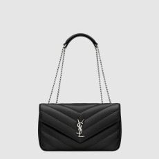 생로랑 matelassé 램스킨 소재의 loulou 미디엄백 801439
